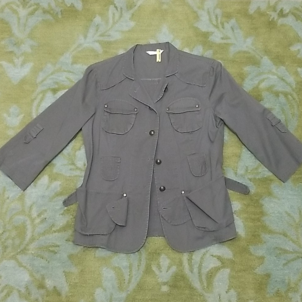 Promod Army Style 3/4 Sleeve Blazer